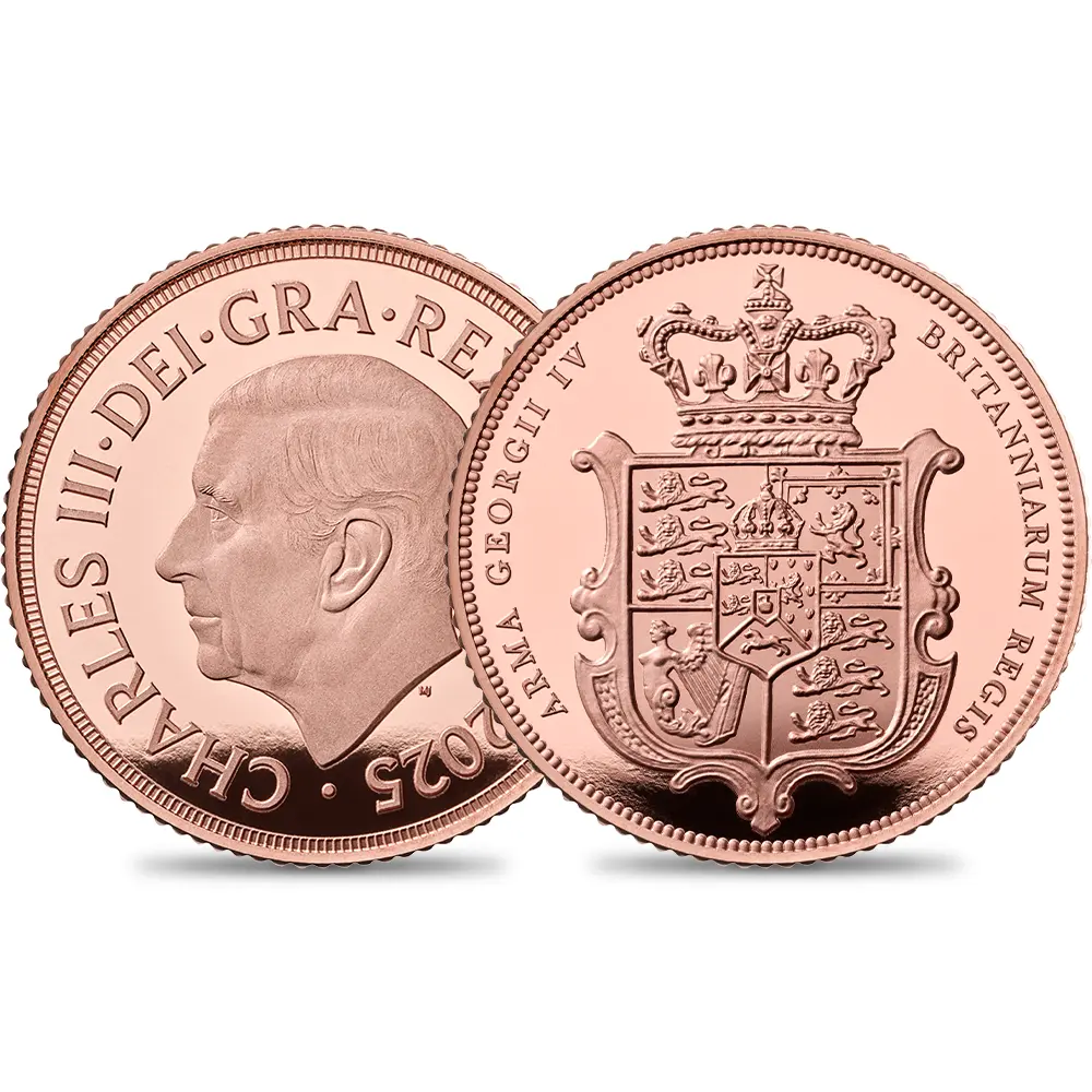 2025 チャールズ3世 ソブリンプルーフ金貨 未鑑定 箱付き【ご予約承り