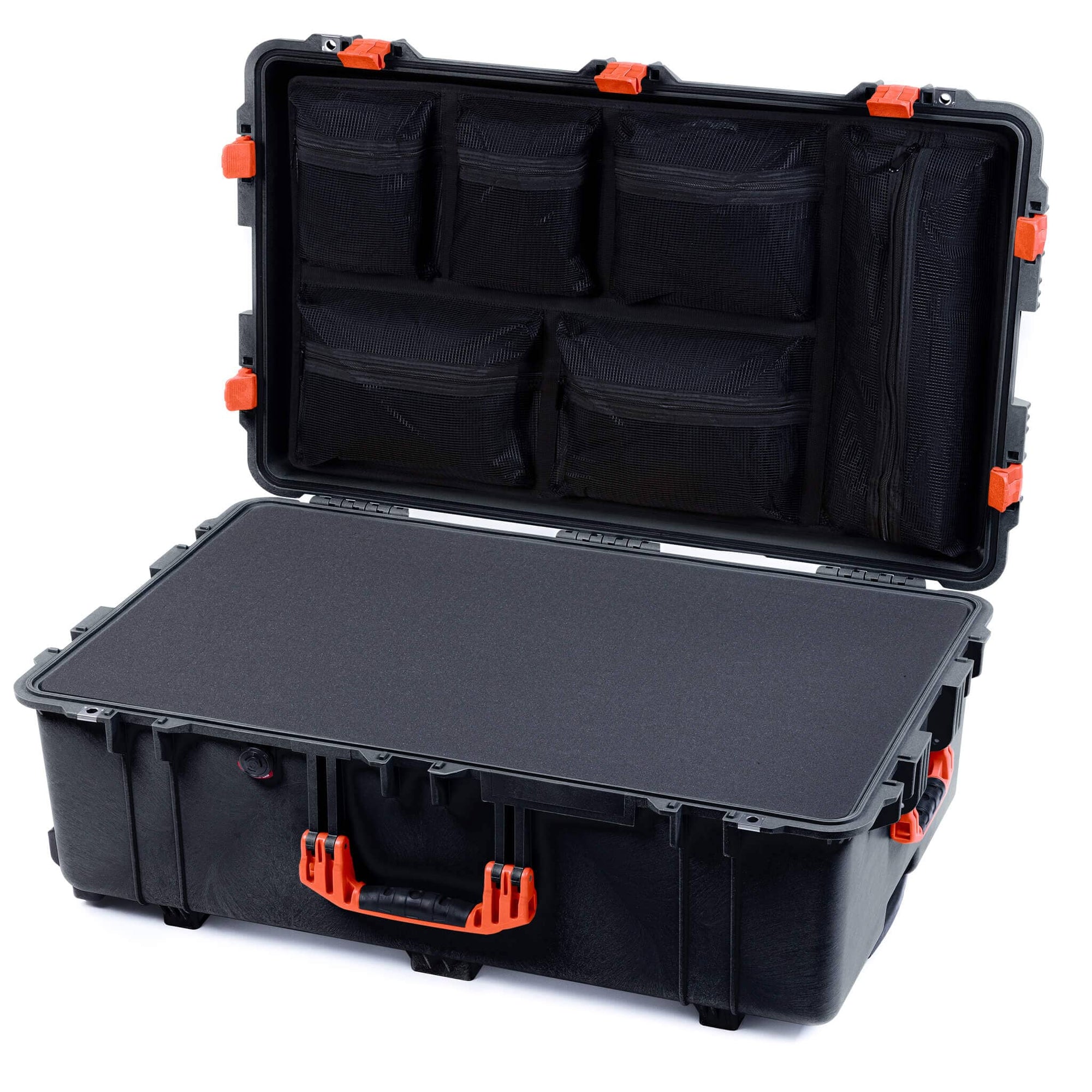 Pelican 1650 Case in Black & Orange: Durable Protection - ColorCase