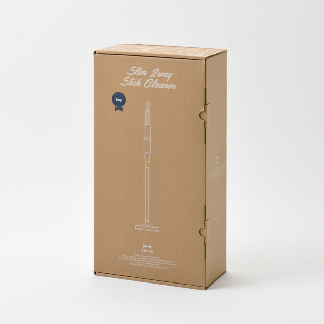 BRUNO(ブルーノ)スリム2WAYスティッククリーナー アイボリー[BOE124-IV