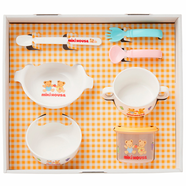 MIKI HOUSE(ミキハウス) テーブルウェアセット 7点(ベビー食器セット