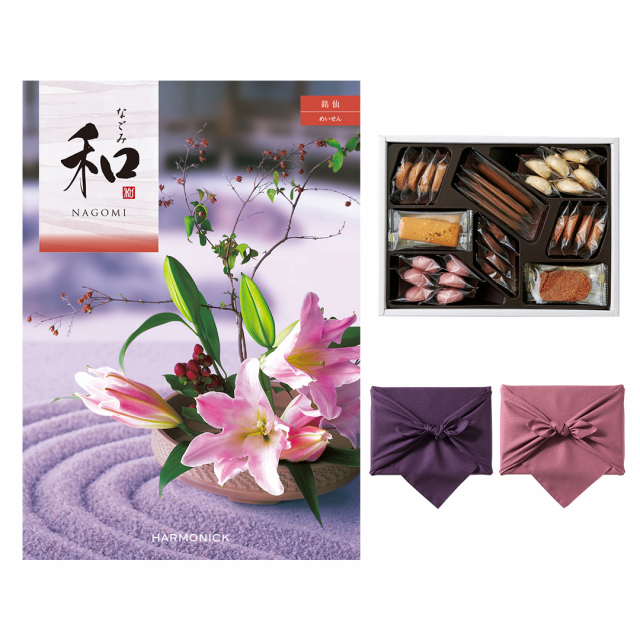 和(なごみ) カタログギフト 銘仙(めいせん) +帝国ホテルクッキー