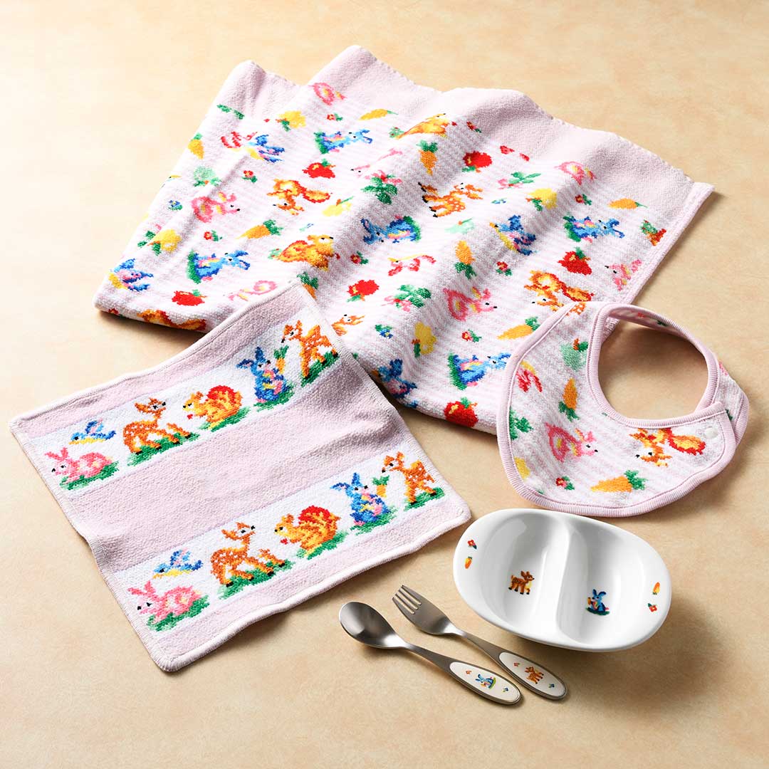 FEILER(フェイラー) ティップトップフォレスト ベビー5点セット(ペール