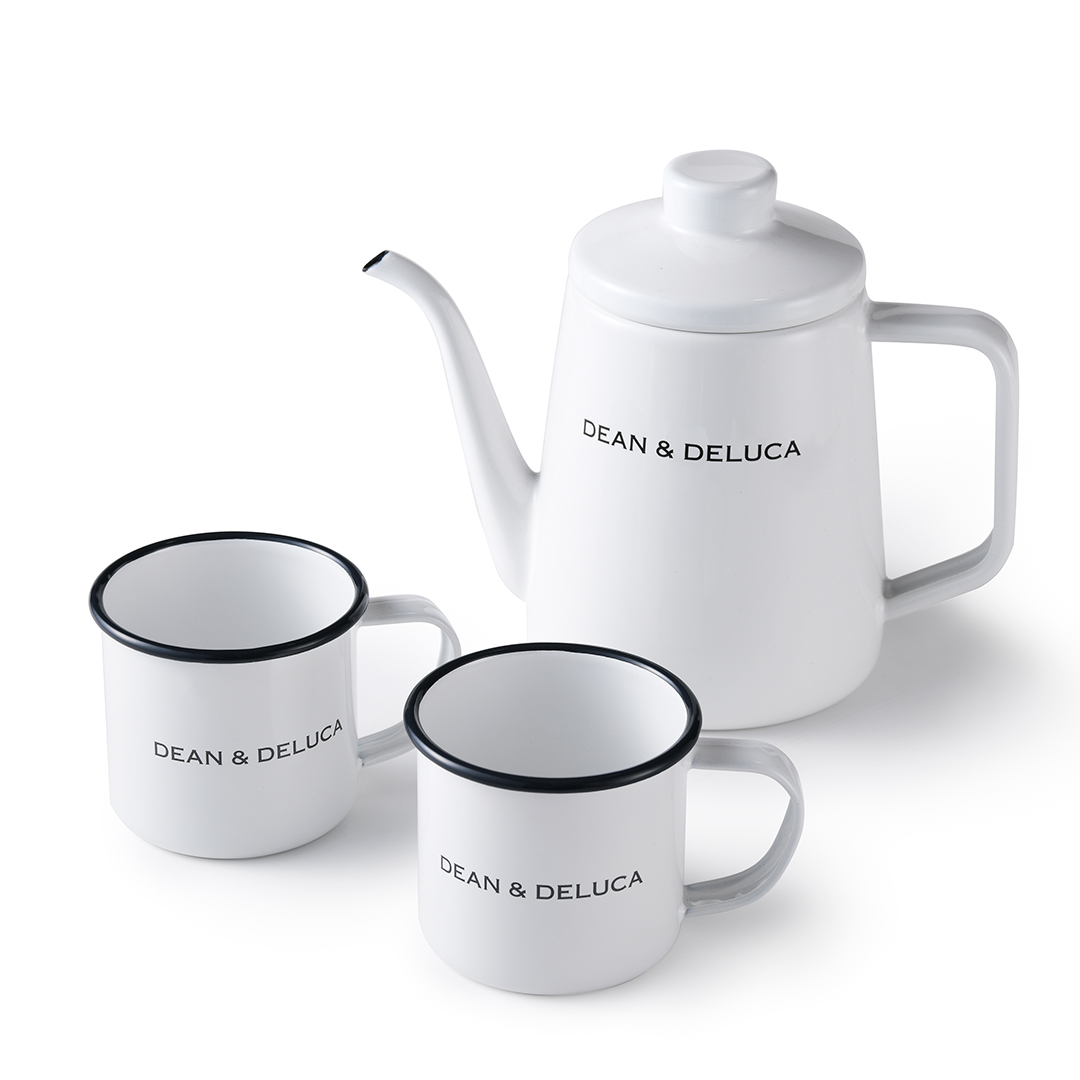 DEAN & DELUCA(ディーン&デルーカ) ホーローケトル マグカップセット