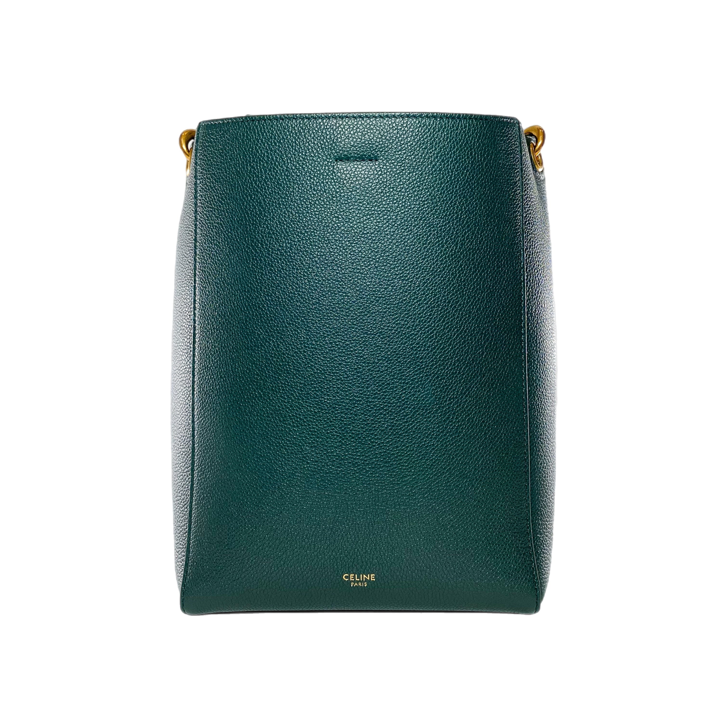 CELINE オリーブグリーン バケットバッグ Celine Green Bucket Bag