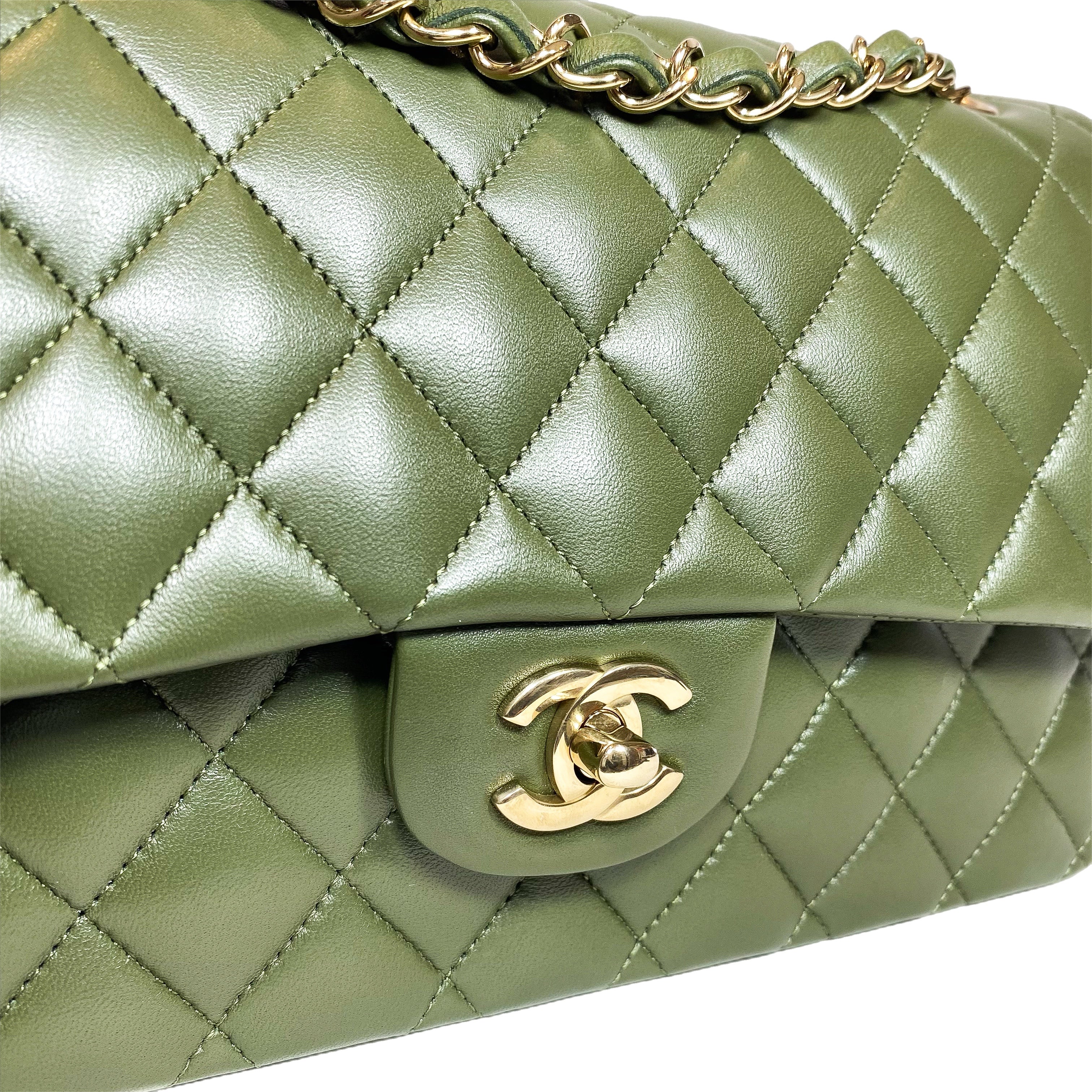Chanel Olive Medium Double Flap Bag – Consign of the Times ™