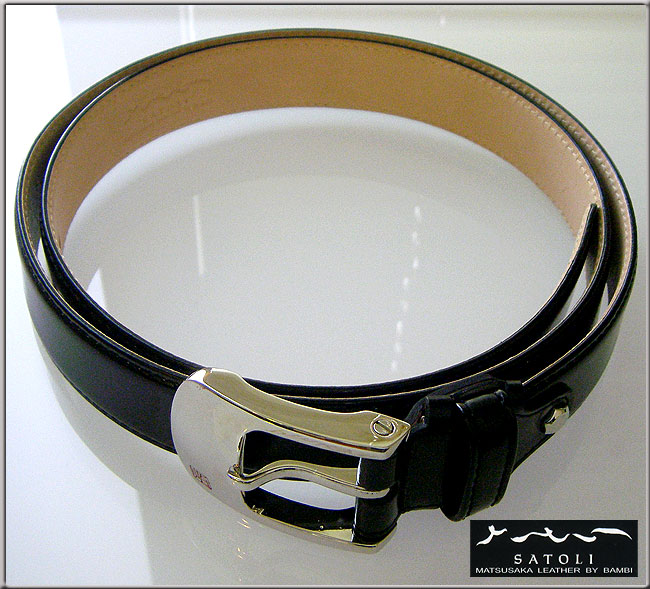 SATOLI～さとり～松阪牛革小物【メンズ腰ベルト】贈り物・プレゼントに！
