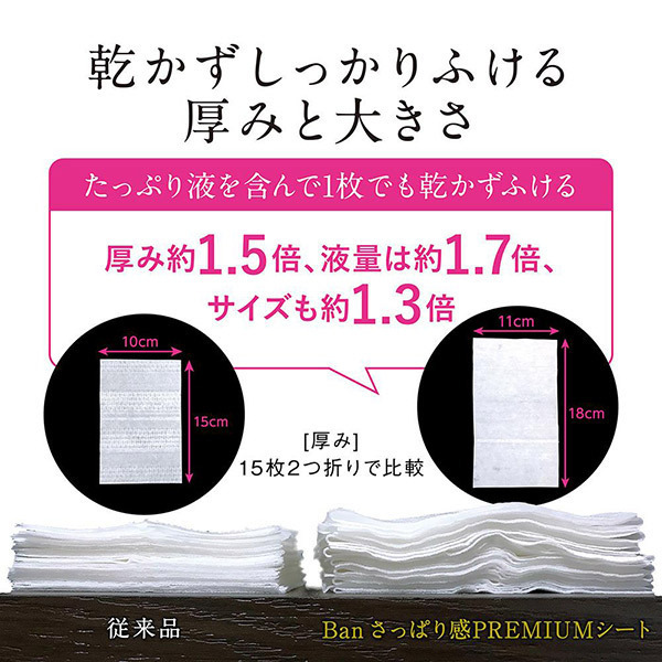 さっぱり感PREMIUMシート ノンパウダータイプ フレッシュフローラルの