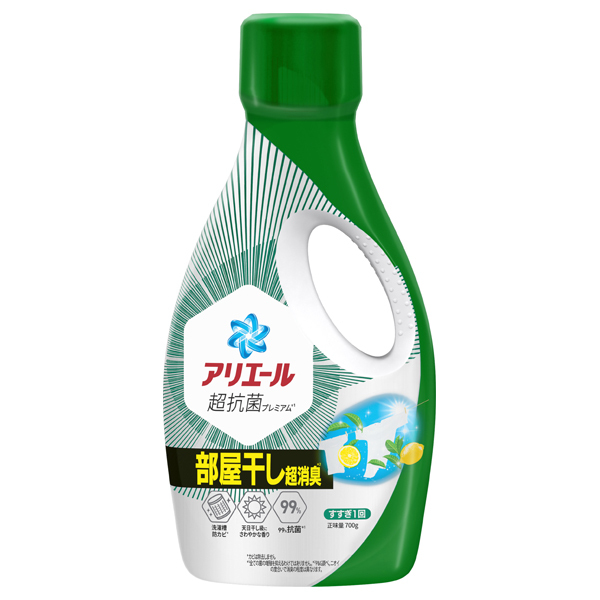 洗濯洗剤 液体 超抗菌プレミアム 部屋干し超消臭 / アリエール(洗濯用