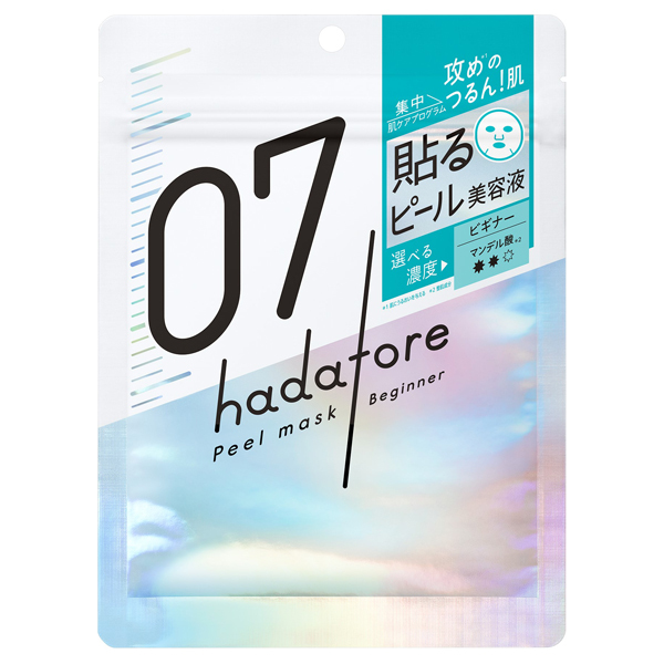 hadatore ピールマスク07 / ロゼット(フェイス用シートパック・マスク