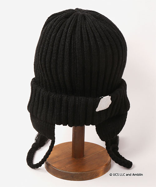 JURASSIC WORLD｜CA4LA KNIT CAP(ONESIZE BROWN): ニットキャップ帽子