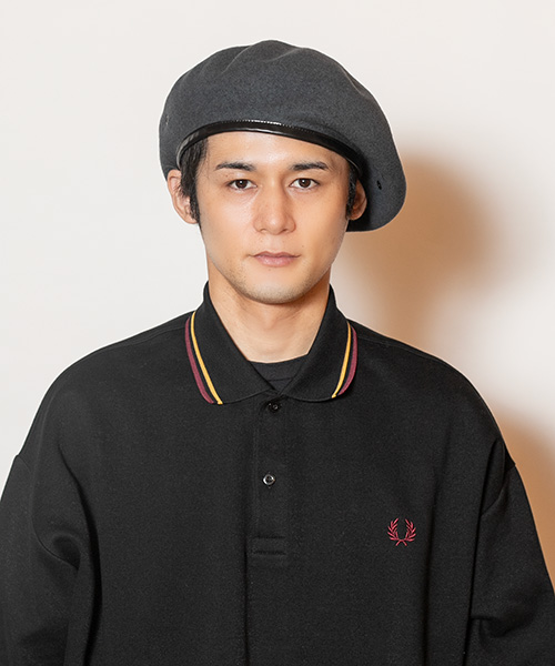 CA4LA RIBBON BERETライトグレー ベレー帽 リボン CA4LA RIBBON BERET