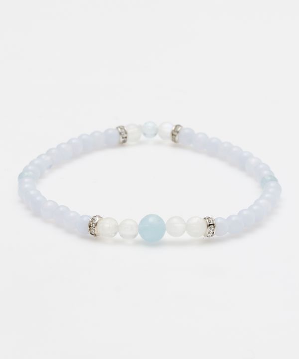 華奢端麗 アクアマリンブレスレット(AQUAMARINE): 『岩座(いわくら