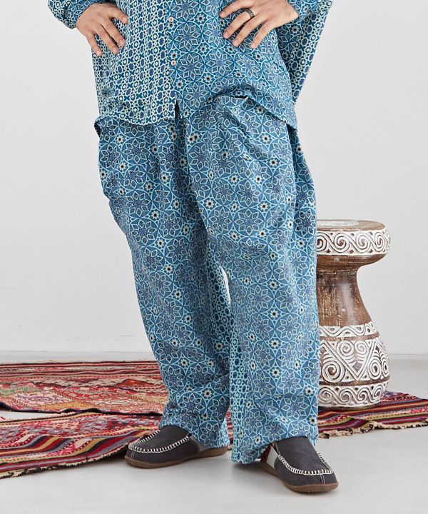 アラセアメンズパンツ(BLUE): 『チャイハネ』公式通販