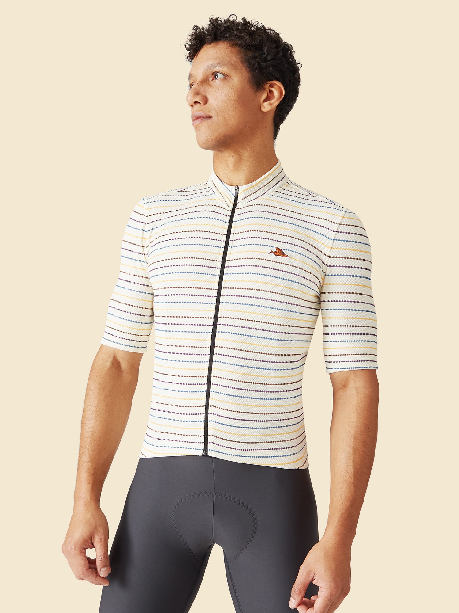 メンズ サイクリングジャージ フランシーヌ サンド – Café du Cycliste