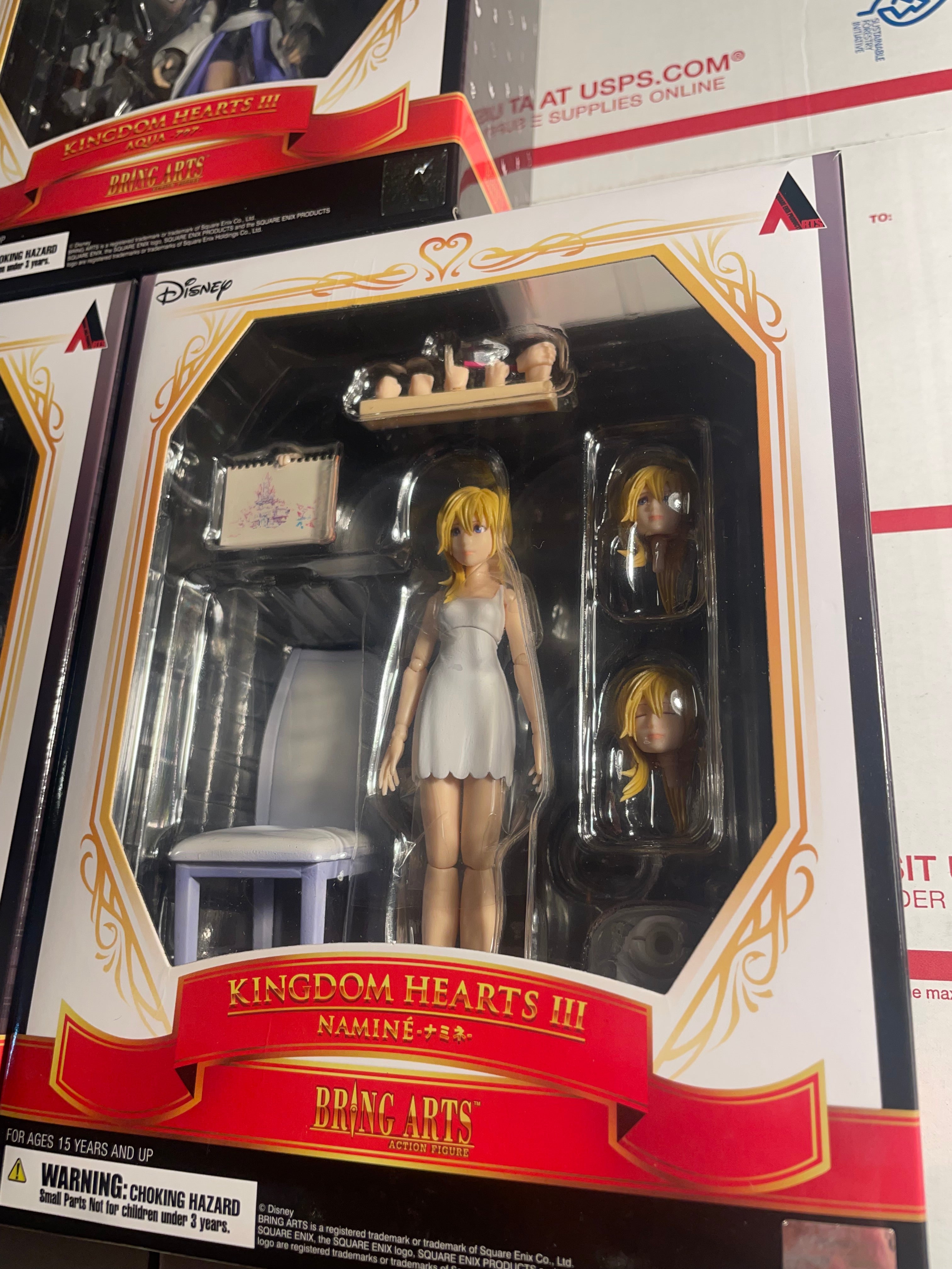 Bring Arts Kingdom Hearts III (3) Aqua Namine and Sora V2 Figure