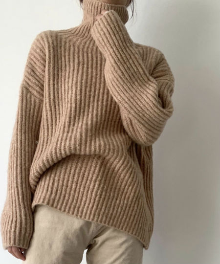 new arrival】via j あぜハイネックニット | CANAL JEAN（キャナル