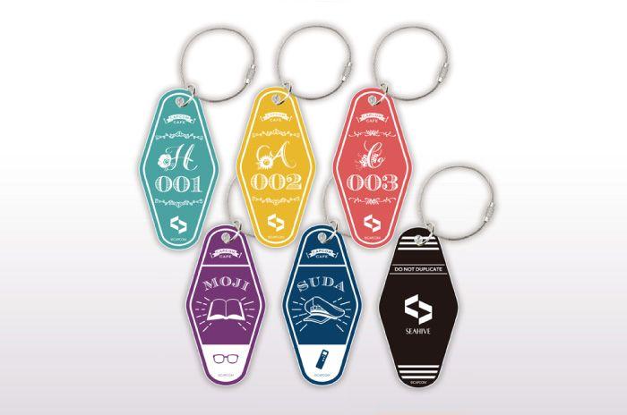 囚われのパルマRefrain カプコンカフェ モーテルキーホルダー チアキ