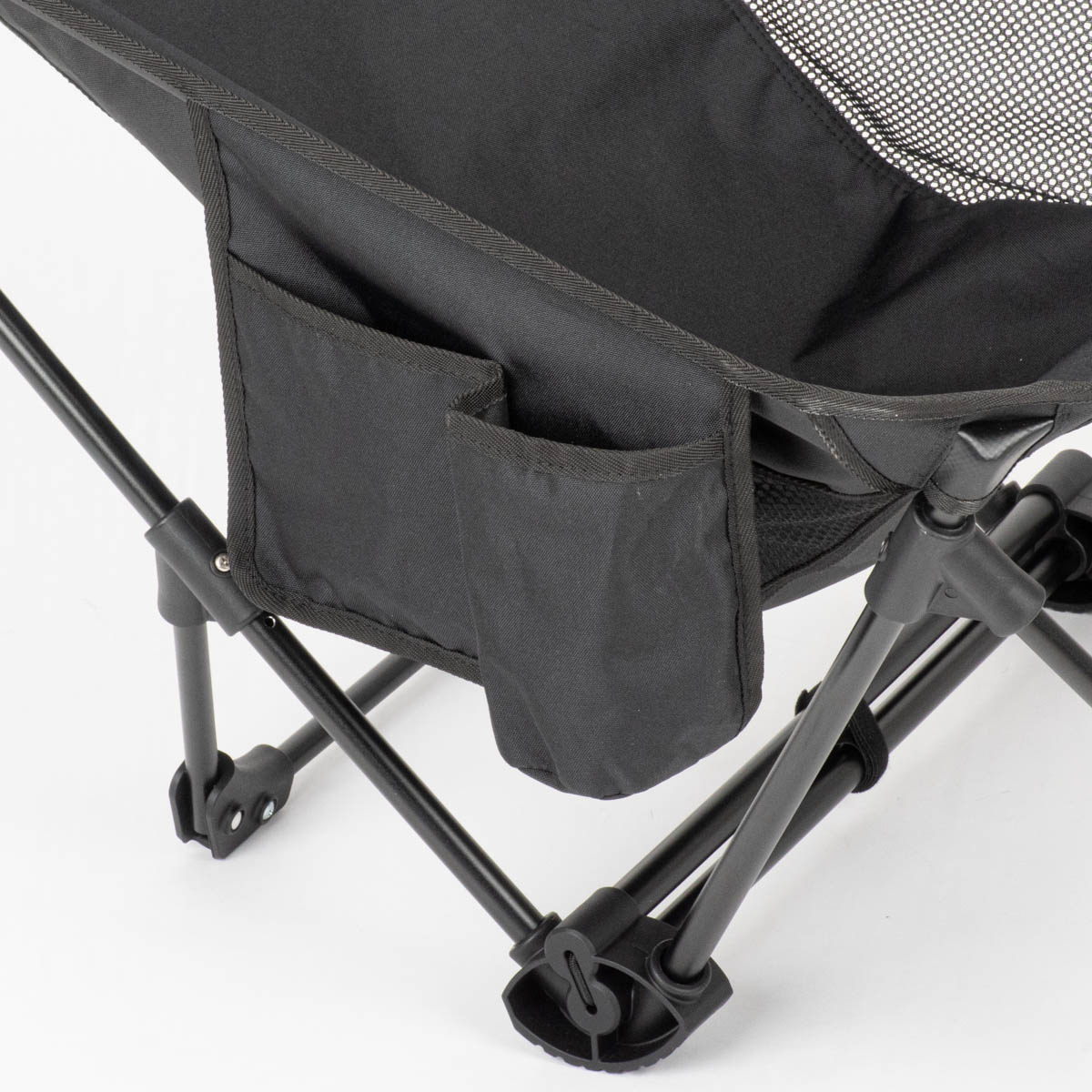 トレッカー グランドリクライニングチェア（ブラック） - アウトドア