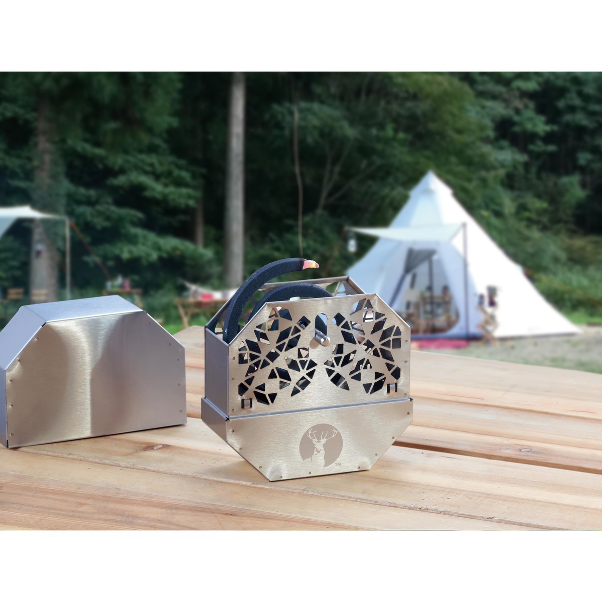 フレームワーク 蚊取線香スタンドandケース（結晶） - アウトドア