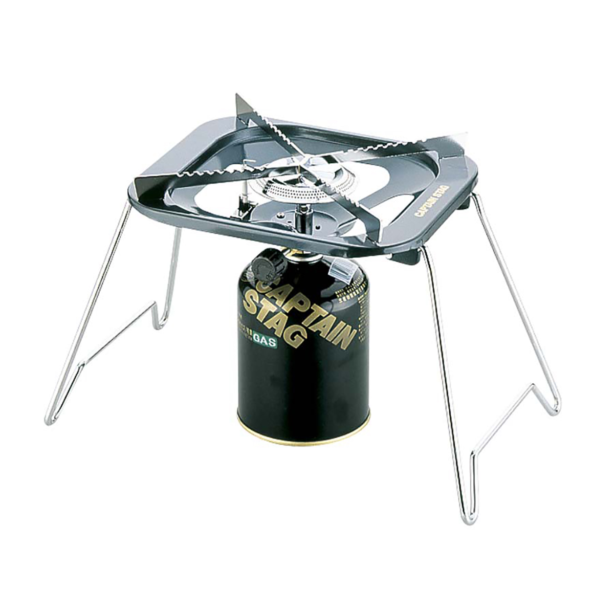 大型五徳ガスバーナーコンロ(収納バッグ付)M-8809 - アウトドア