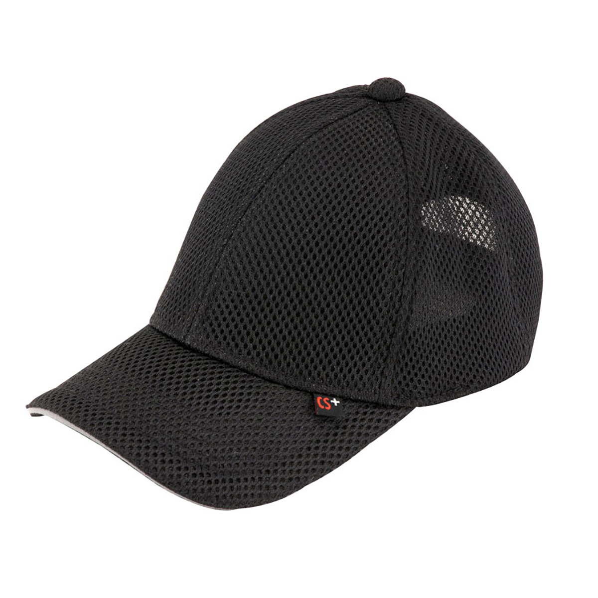 ダブルメッシュキャップ(ブラック) - アウトドア・キャンプ用品