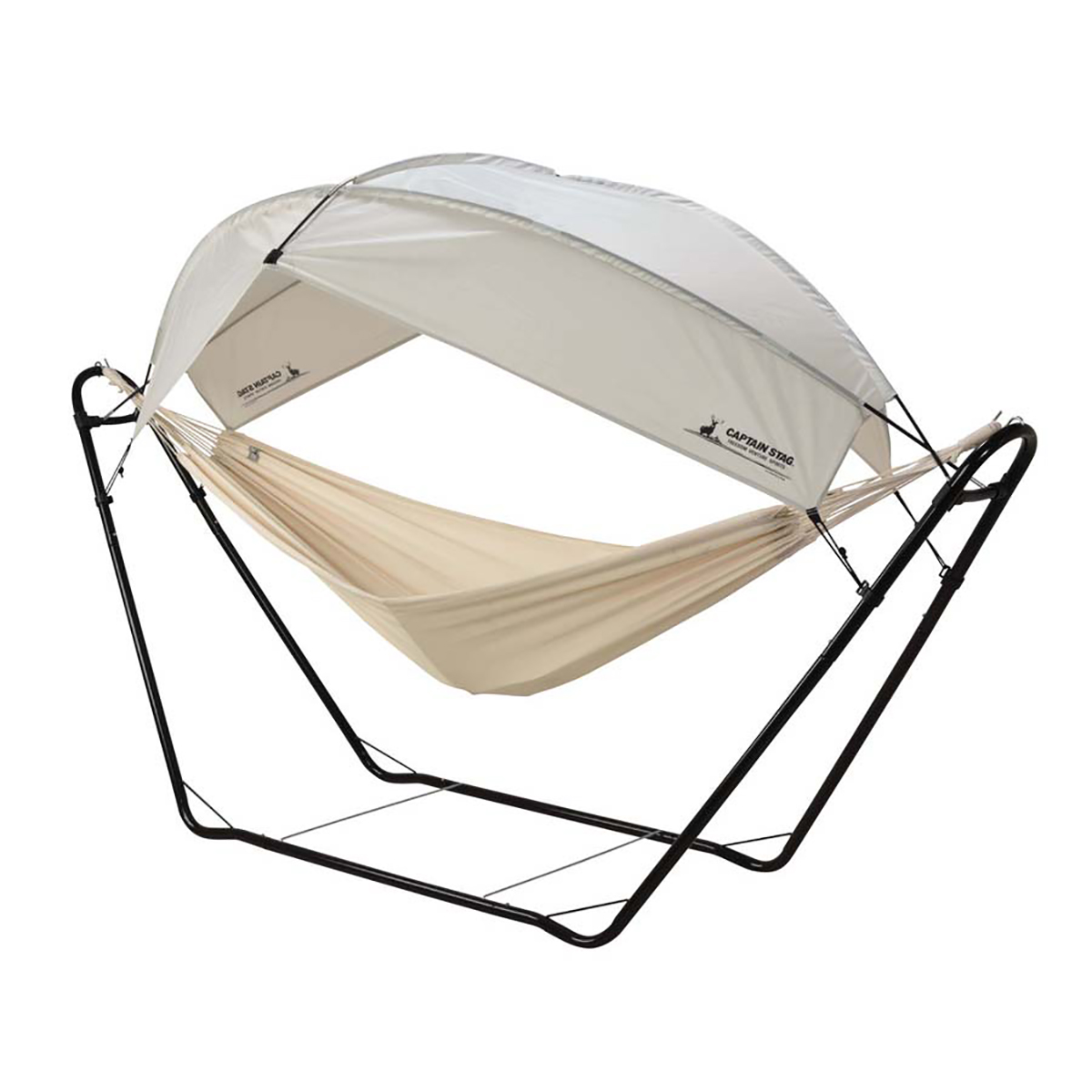 スチールポールハンモック用シェード(ホワイト) - アウトドア