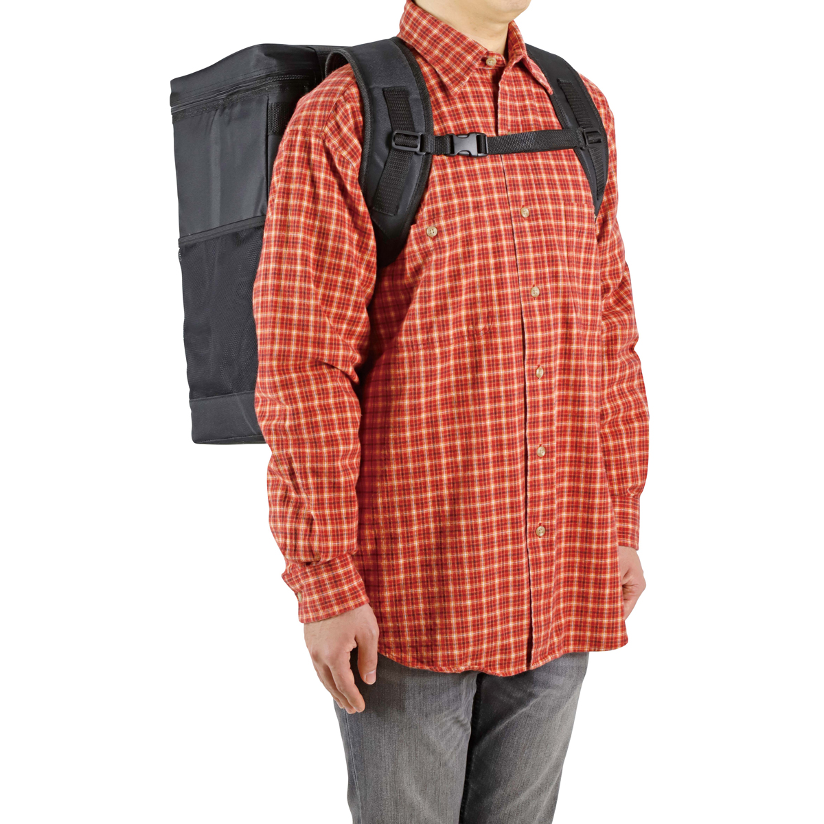 キャプテンスタッグ リュック型クーラーバッグ（ブラック