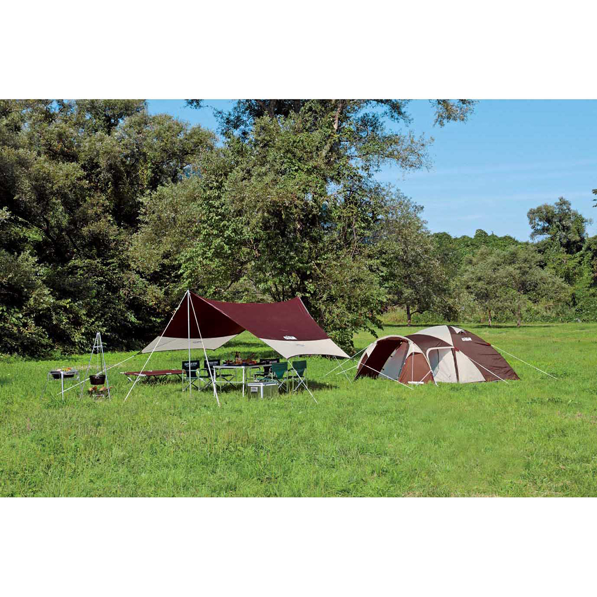 エクスギア ツールームドーム270 4~5人用 - アウトドア・キャンプ用品