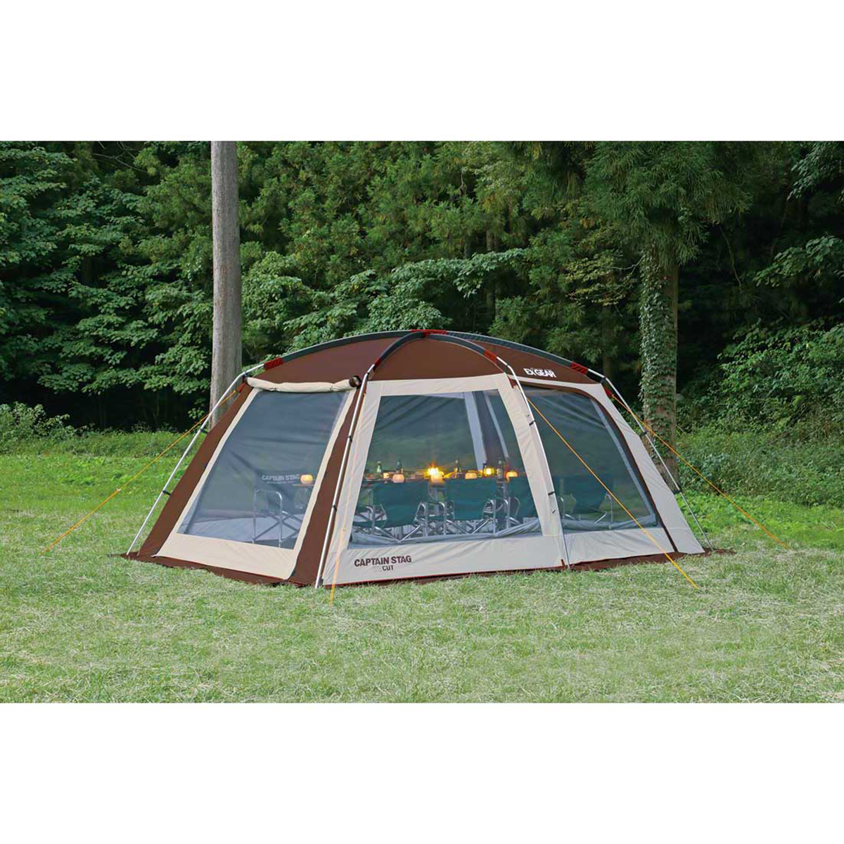 エクスギア スクリーンツールームドーム - アウトドア・キャンプ用品