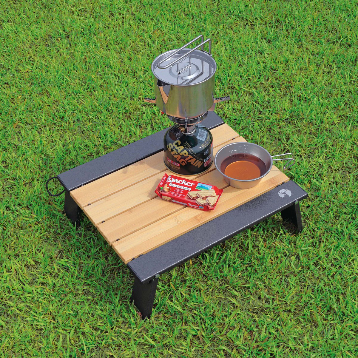 バンブーユニット ロールテーブル 40×35 - アウトドア・キャンプ用品