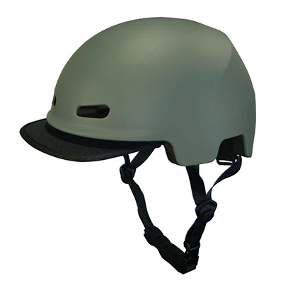 ヘルメット〈Cabeza（カベサ）／L／バイザー付き〉（マットオリーブ