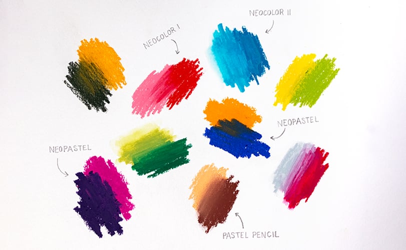 パステル画：鉛筆の種類と描き方