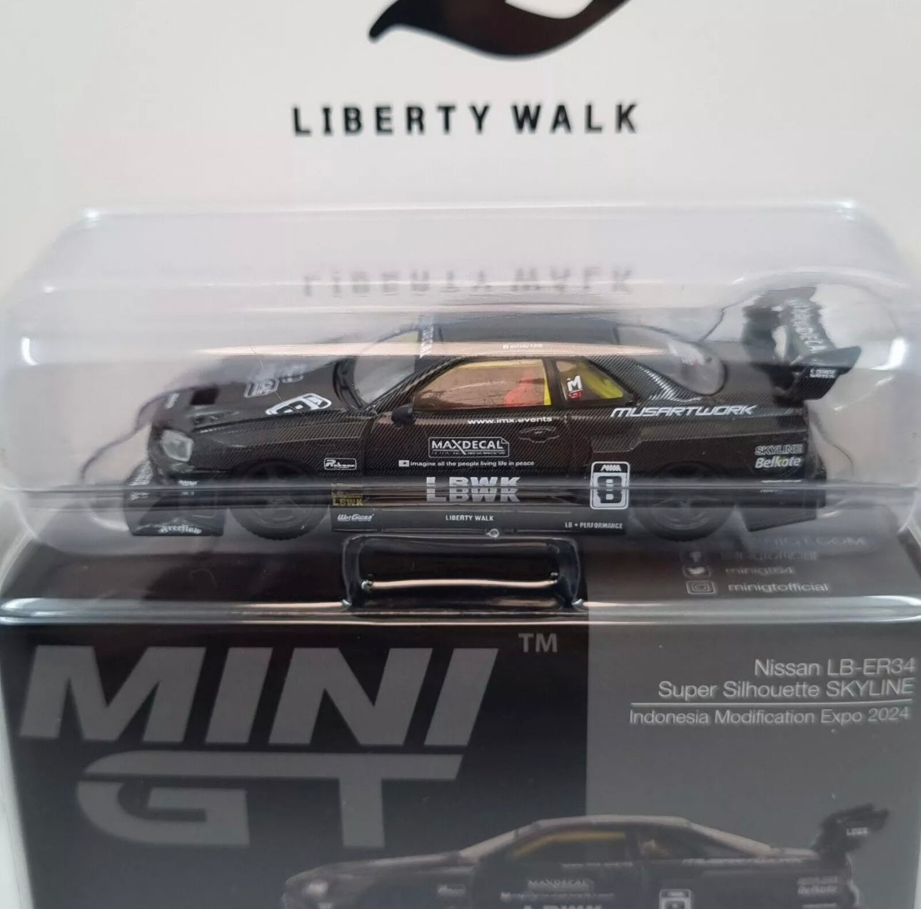 Mini GT 1:64 Nissan LB-ER34 Super Silhouette Skyline IMX 2024