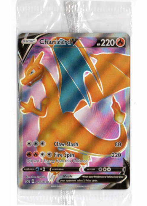 リザードンV SR 海外版 英語版 プロモ Charizard V - SWSH050 - 未開封