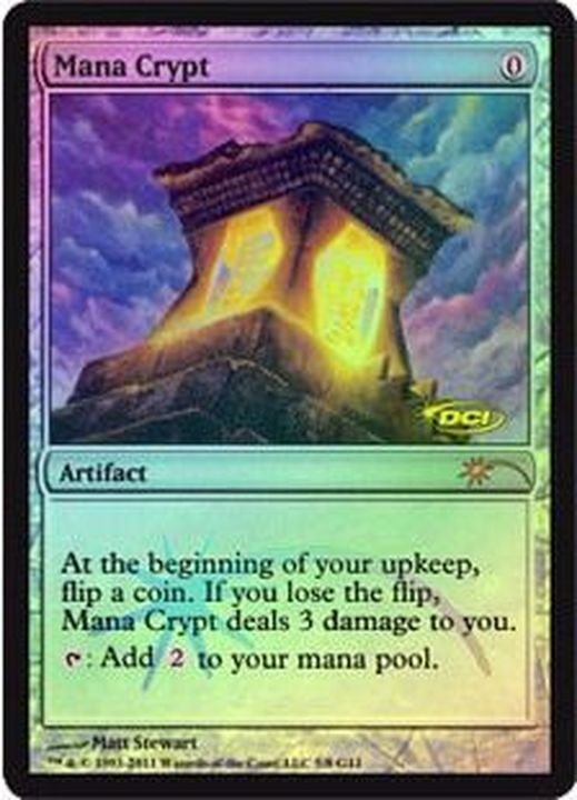 mtg 魔力の墓所 mana crypt 英語 MTG 魔力の墓所 英語 魔力の墓所 Mana