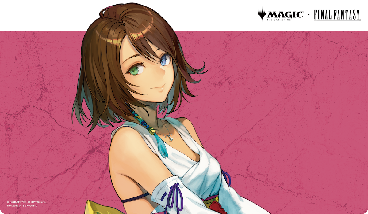 MTG×FF スピラの希望、ユウナ 限定プレイマット MTG プレイマット