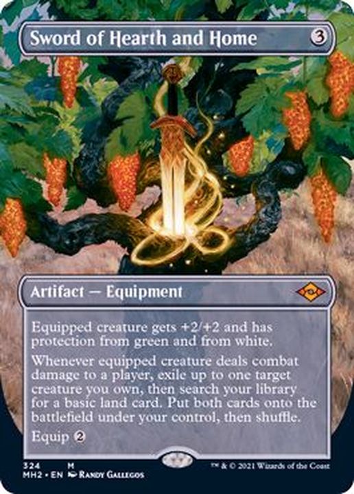 FOIL)(フルアート)家庭と故郷の剣/Sword of Hearth and Home《英語