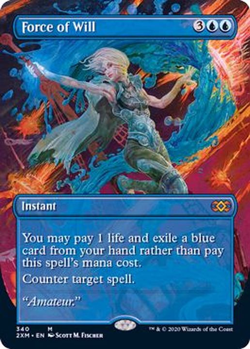 FOIL)(フルアート)意志の力/Force of Will《英語》【2XM】