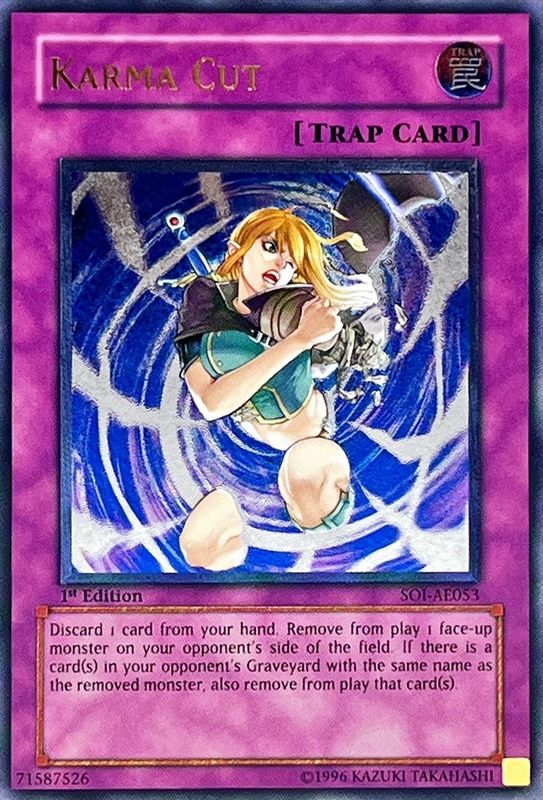 状態C〕☆旧アジア☆因果切断【レリーフ】{SOI-AE053}《コレクター向け》