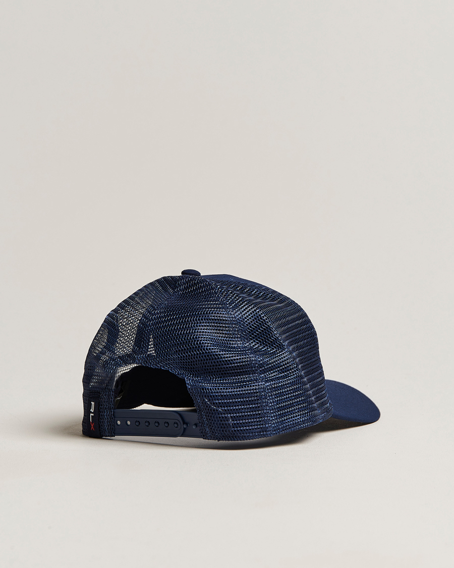 RLX Ralph Lauren Golf Trucker Cap French Navy at CareOfCarl.com