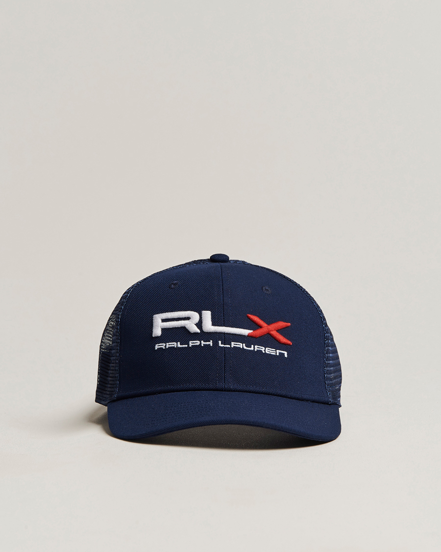 RLX Ralph Lauren Golf Trucker Cap French Navy at CareOfCarl.com