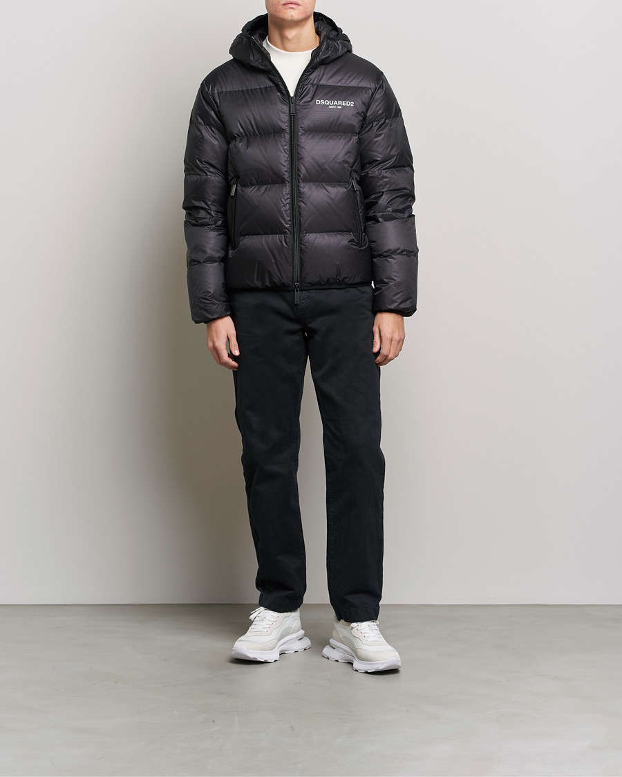 Dsquared2 Down Puffer Jacket Black at CareOfCarl.com