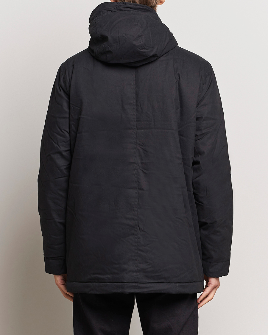 Lyle & Scott Micro Fleece Parka Jet Black at CareOfCarl.com