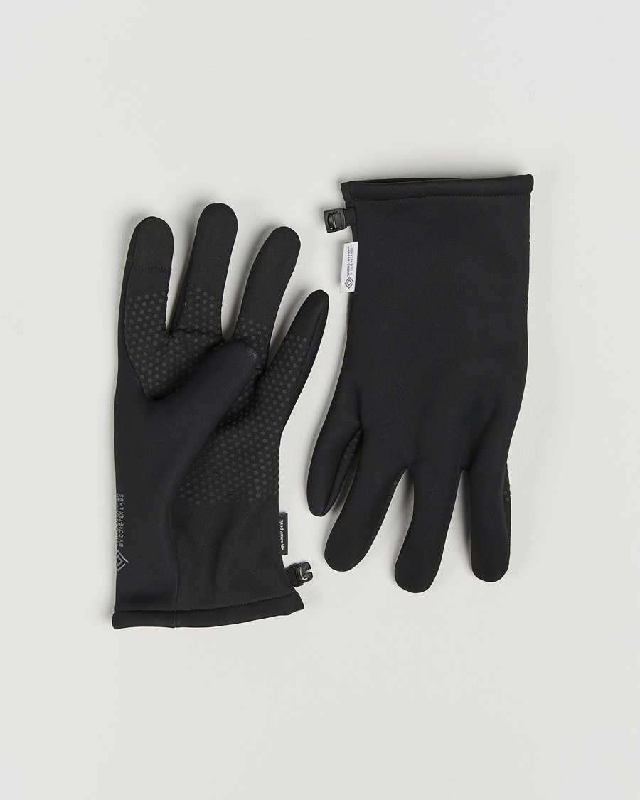 Snow Peak GORE Windstopper Gloves Black at CareOfCarl.com