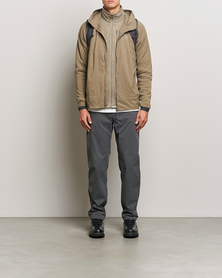 Klättermusen 74 Levitend Active Hooded Jacket Dark Khaki at