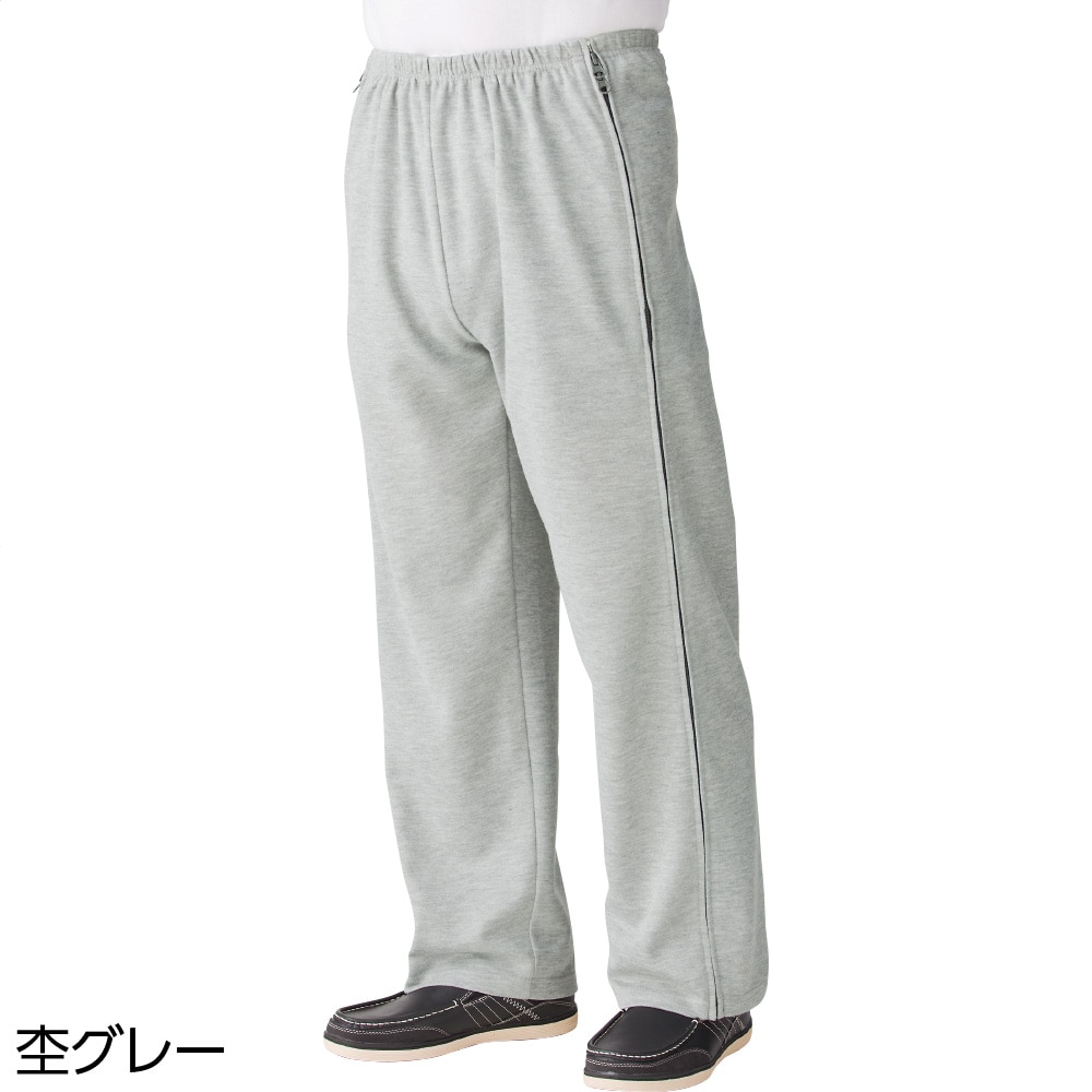 ケアファッションオンライン脇全開スウェットパンツ(紳士)(M ネイビー