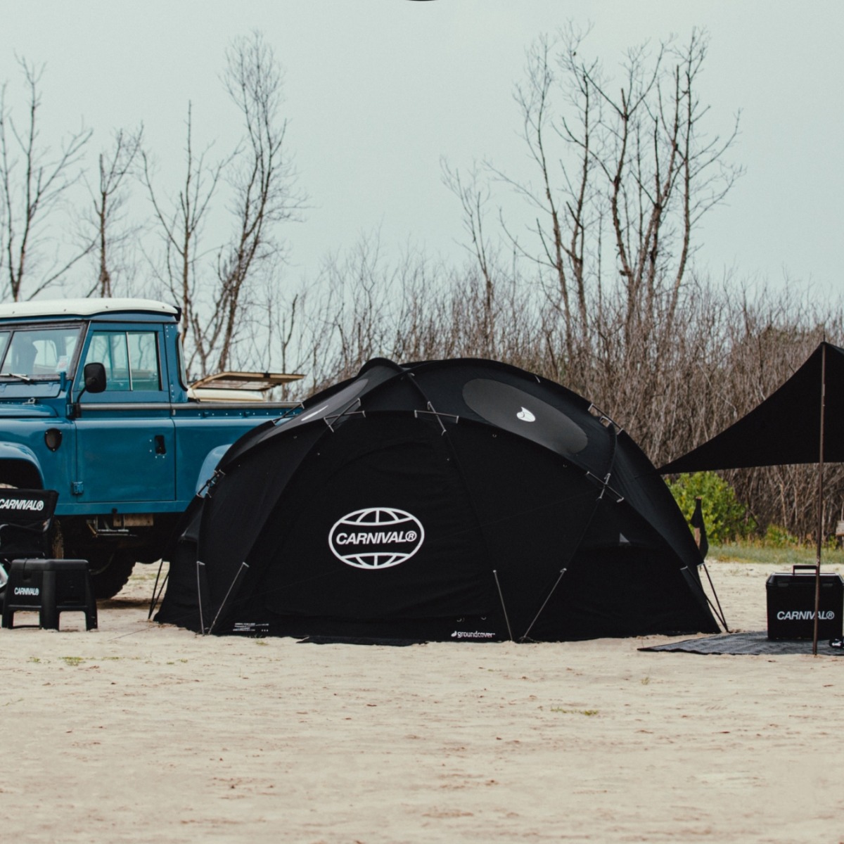 Groundcover x CARNIVAL Acorn House 3.45 (Tent & Mini Hexa Tarp Set)