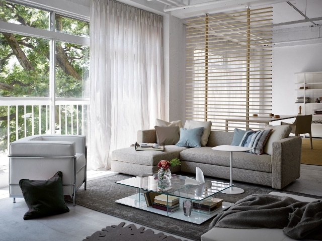 展示極美品】Cassina カッシーナ 535 ガラステーブル サイドテーブル