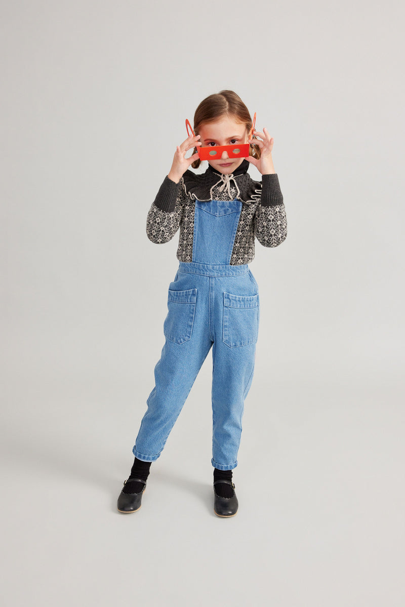 Soor Ploom Charlie Overall - Light Denim – Casp Baby Mommy & Me