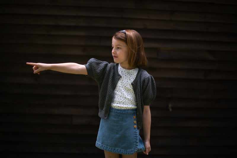 Soor Ploom Olive Skort - Light Wash Denim – Casp Baby Mommy & Me